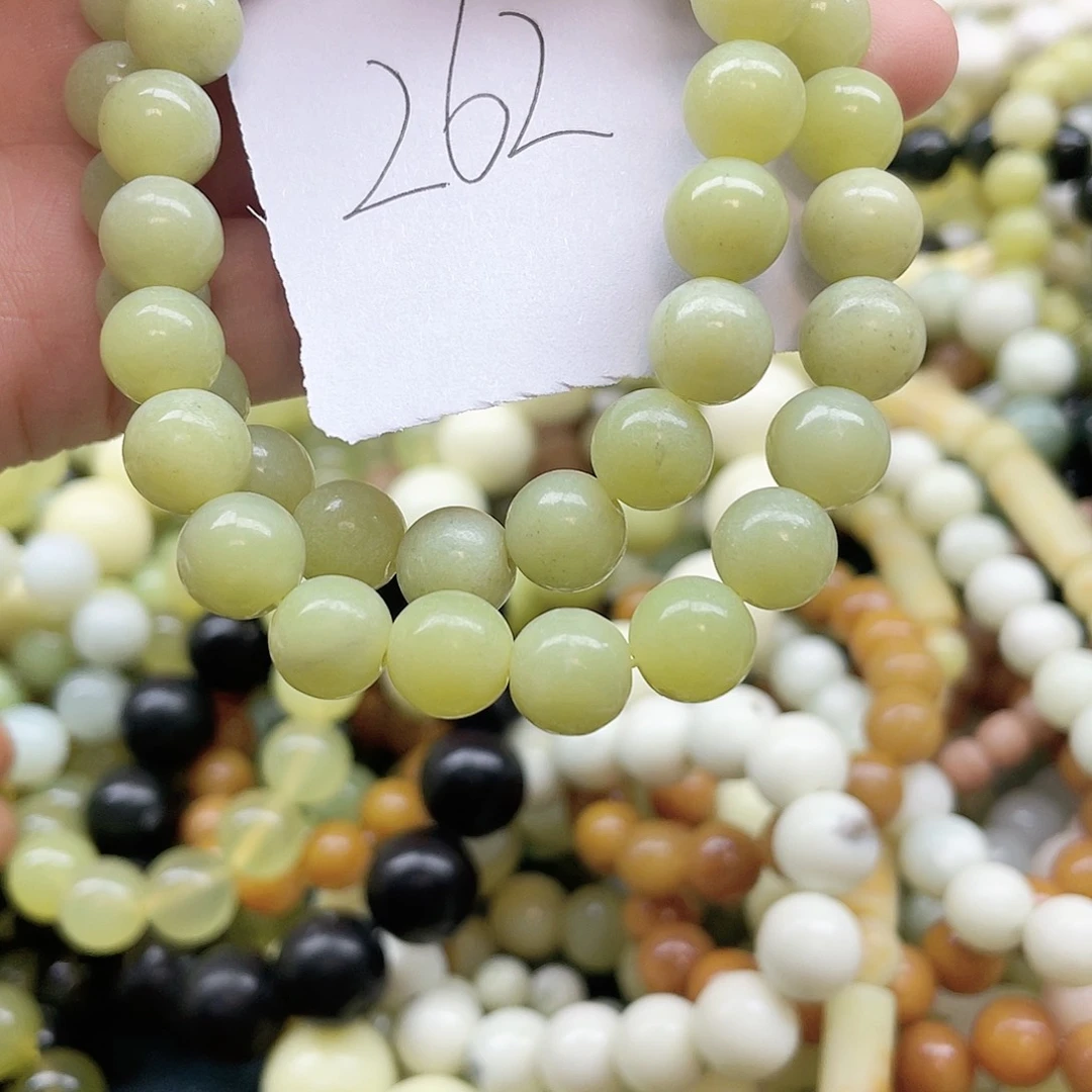 未镶嵌蛇纹石玉手链