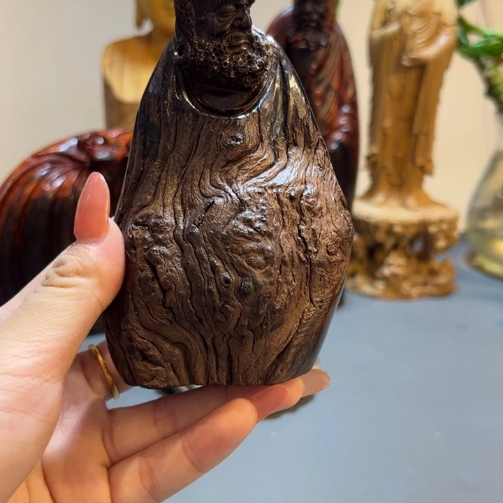 木大红酸枝达摩摆件