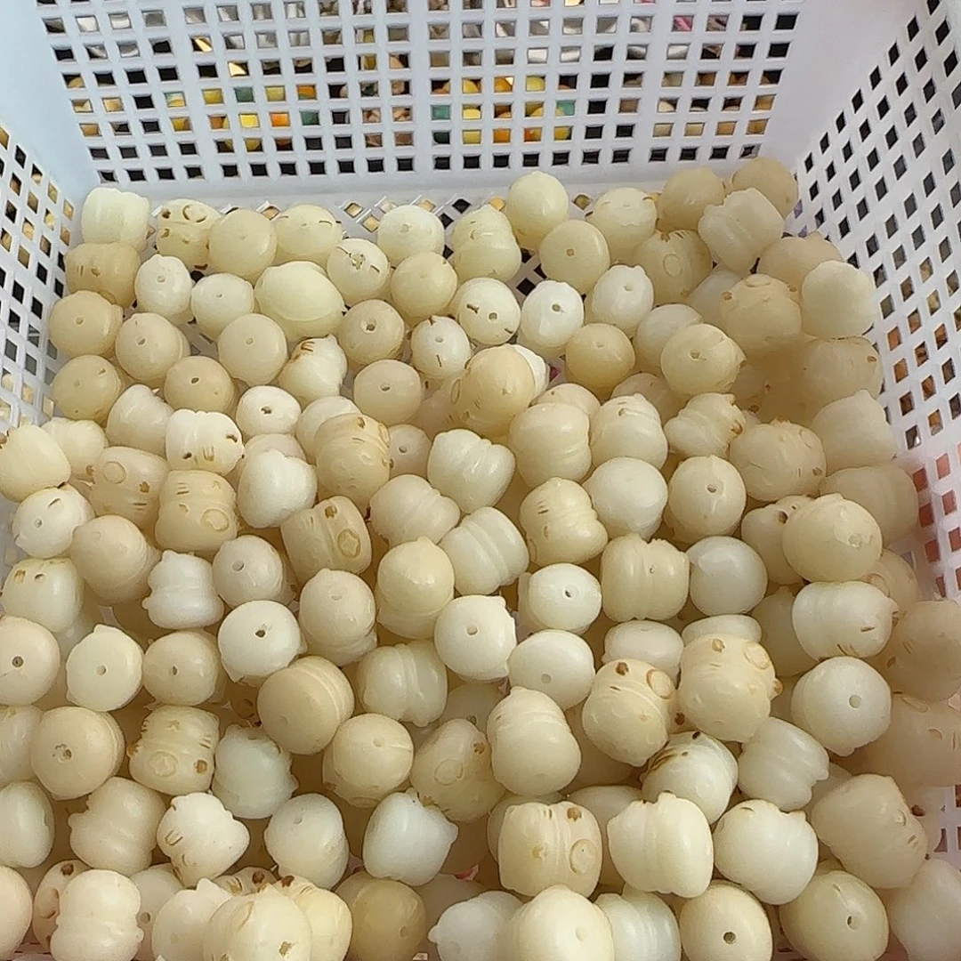 菩提根/象牙果手串瑕疵卡14/15大招财猫100颗批发不挑瑕疵