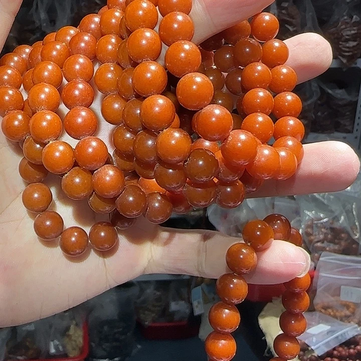 10橘皮圆珠手串多样性发其一