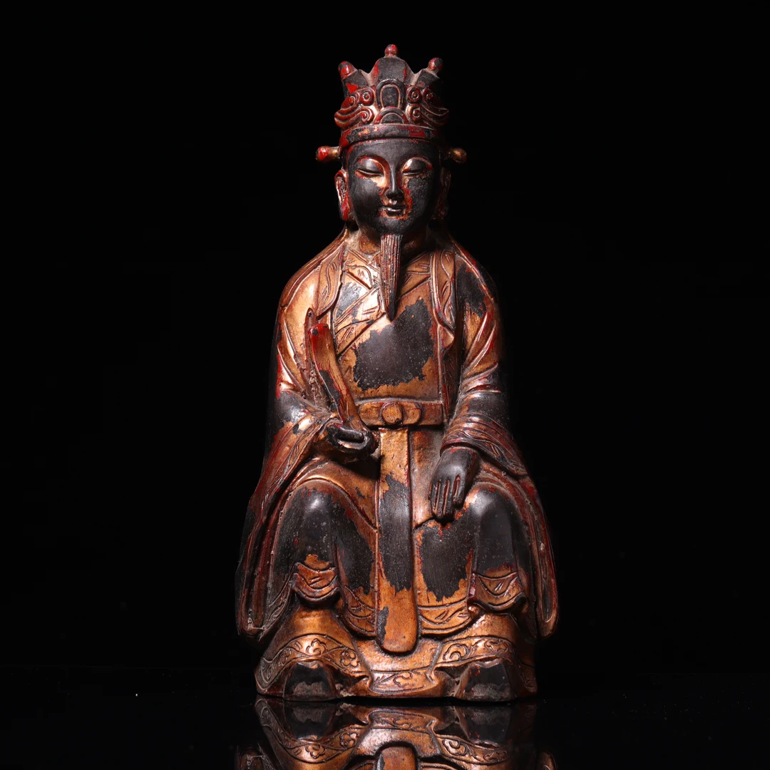 清代铜佛像摆件-CS