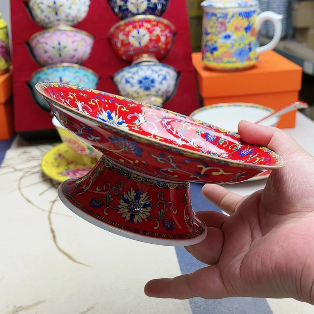 【闪购商品】珐琅6英寸1红。。。。