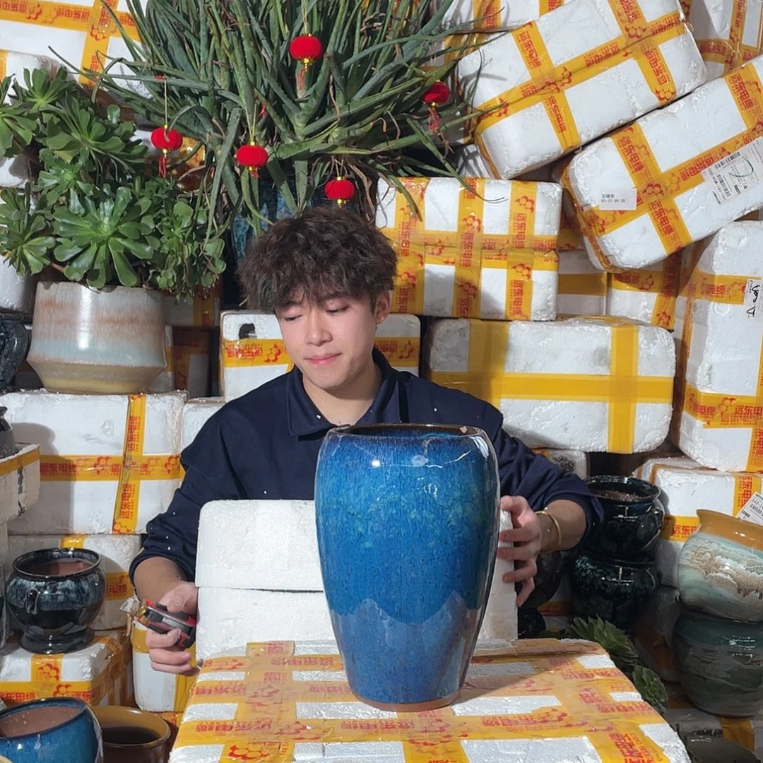 红陶宜兴紫砂花盆15/26