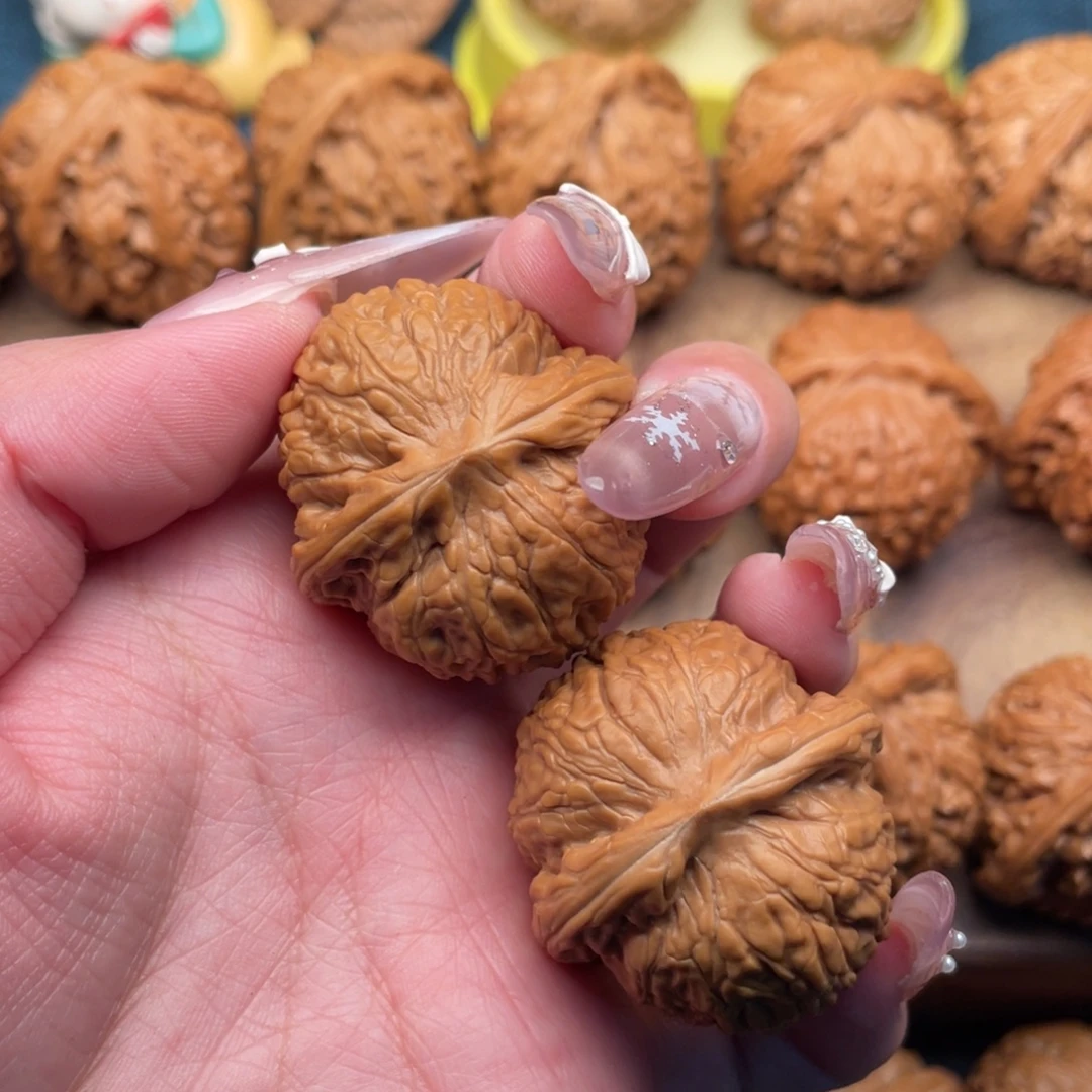 文玩核桃把件全品精配肉球乾隆磨36