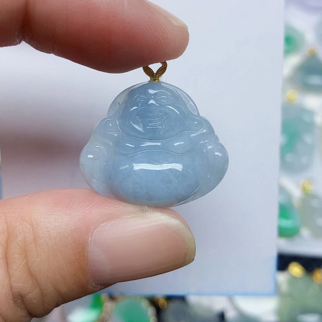 翡翠未镶嵌颈饰3466787