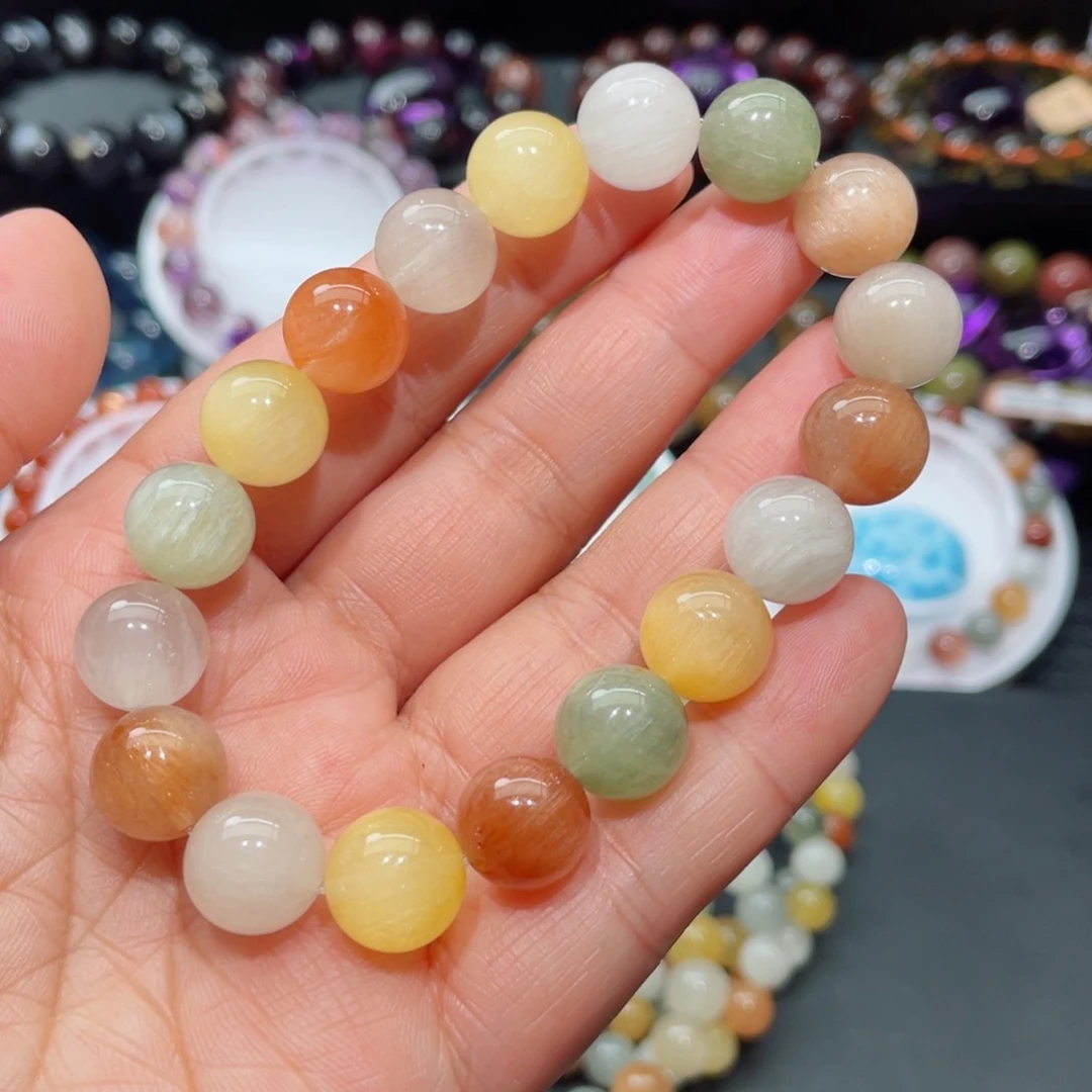 水晶手链未镶嵌兔毛手链