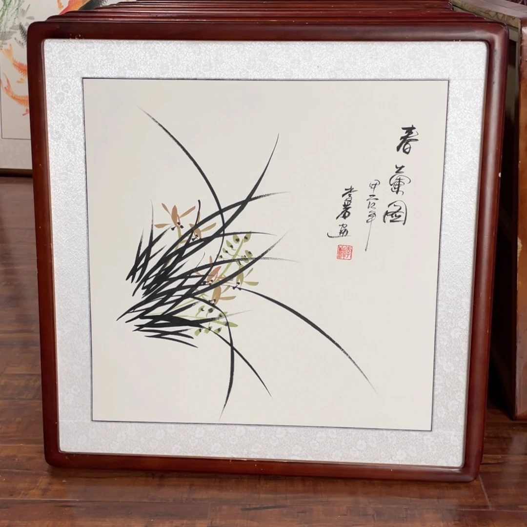 国画带框尺寸63*63厘米