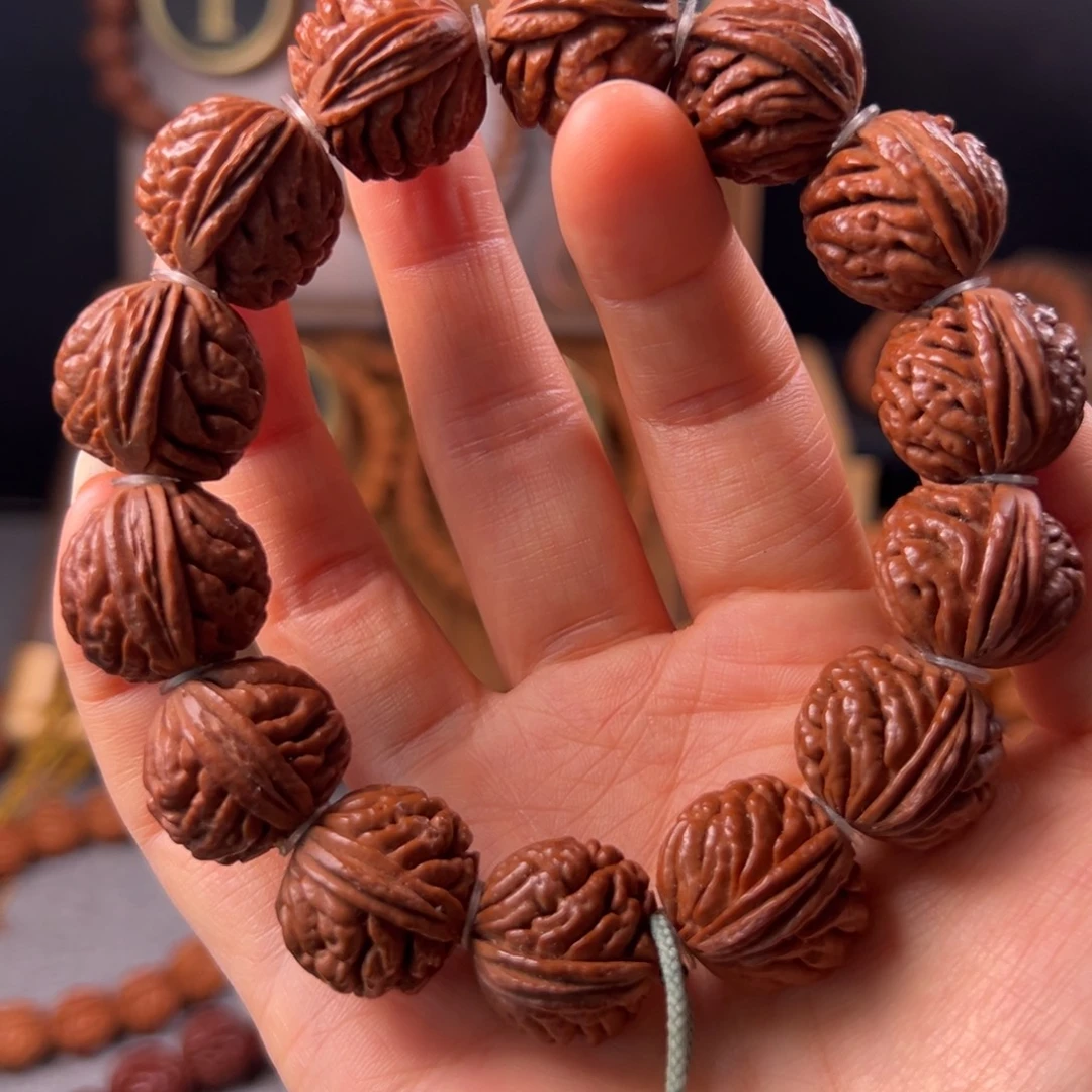 吊坠桃核20刺龙元宝