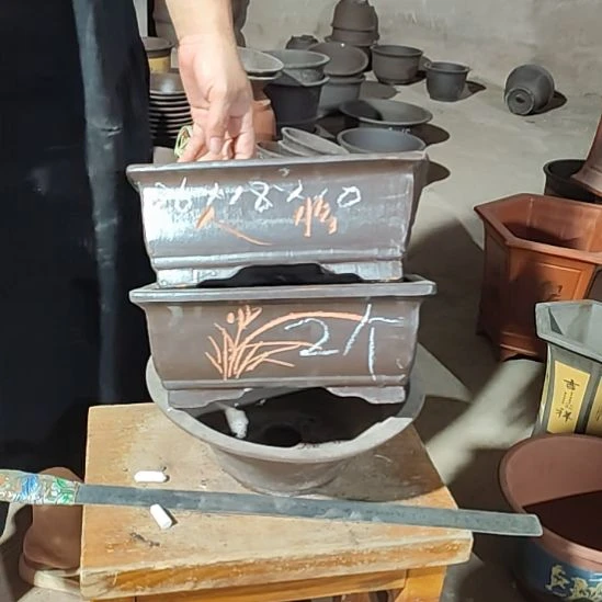 宜兴紫砂花盆清仓处理花盆