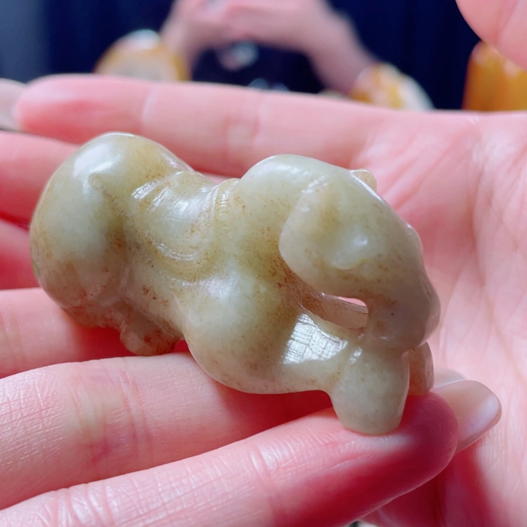 和田玉未镶嵌挂件10