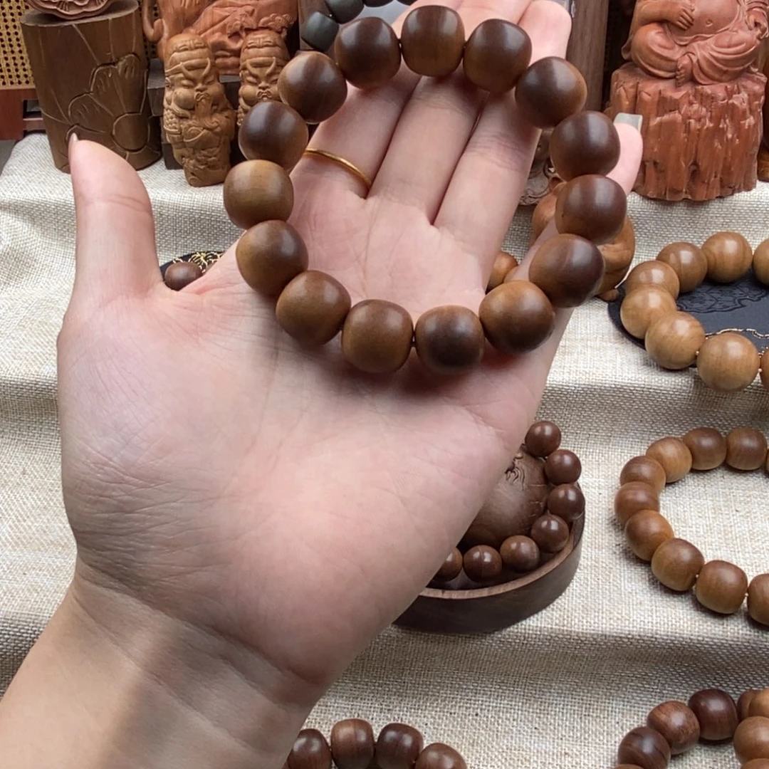 檀香木手串/手链印度，迈索尔，老山檀香14.15