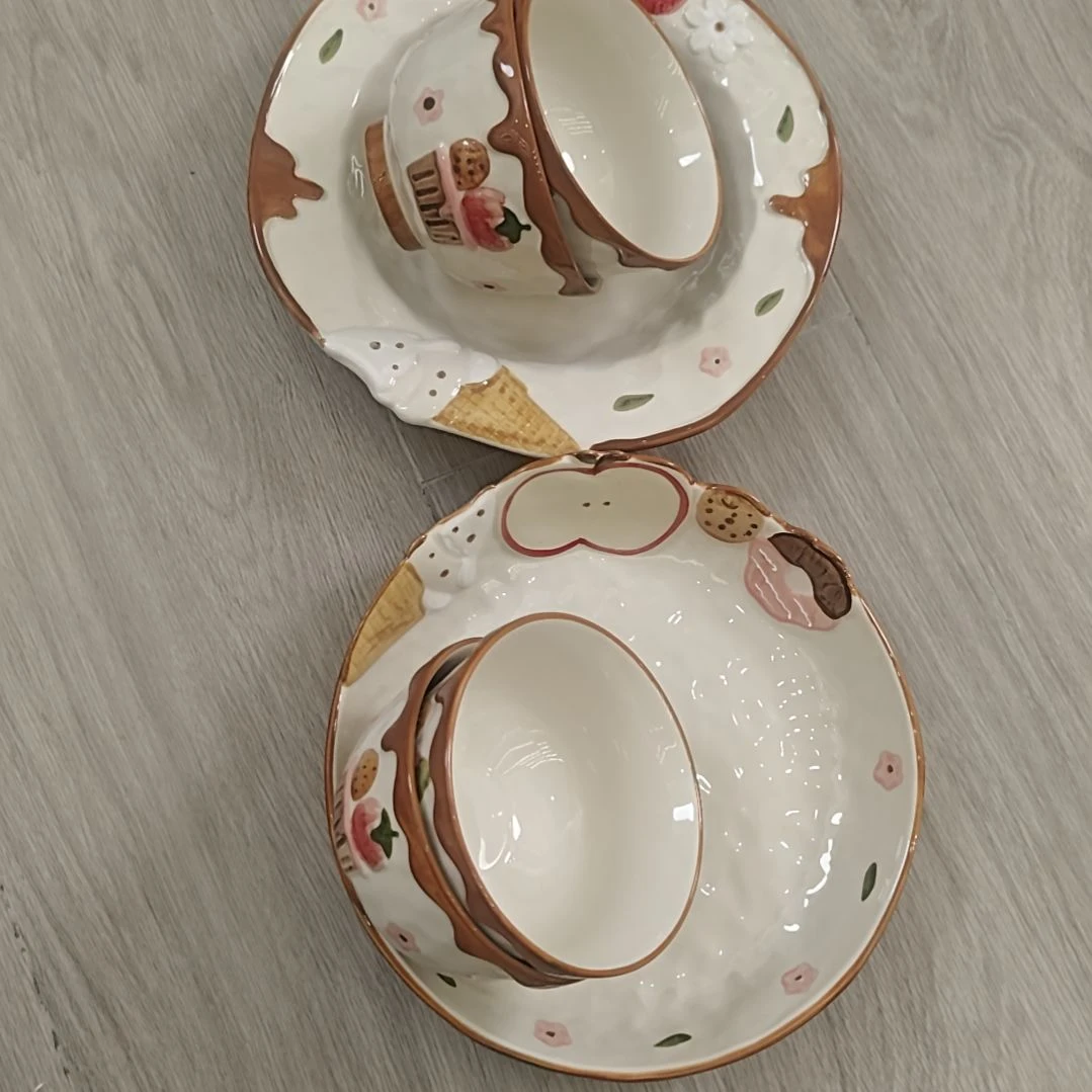 微瑕陶瓷餐具釉下彩