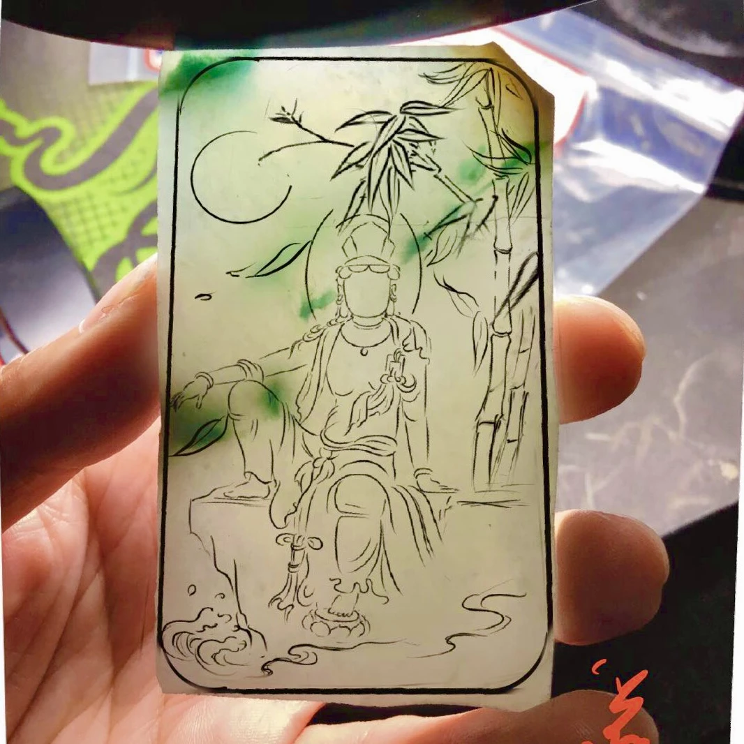 缅甸边角料一物一拍多样性发货发其一特价翡翠处理