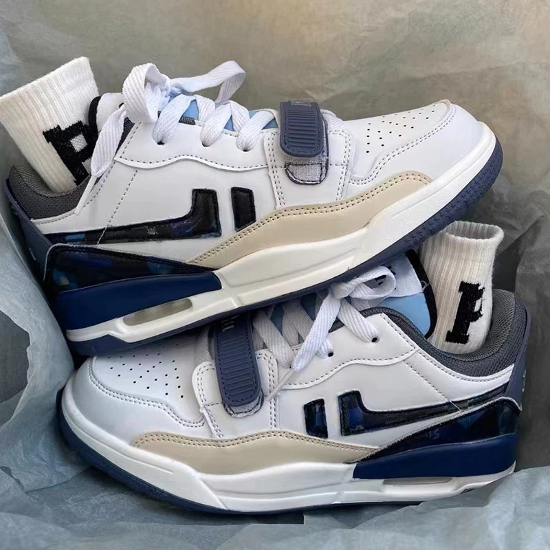 宾斯迪耐气垫休闲情侣慢跑板鞋夏季百搭ulzzang潮流高帮运动鞋男