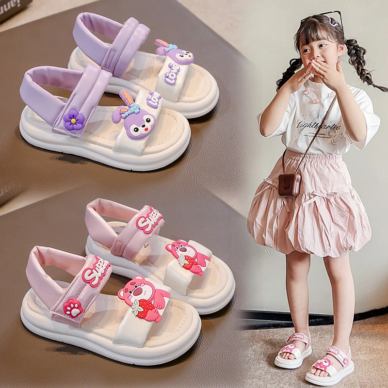 女童凉鞋2025新款夏季库洛米女孩时尚儿童沙滩凉拖夏款中大童可爱