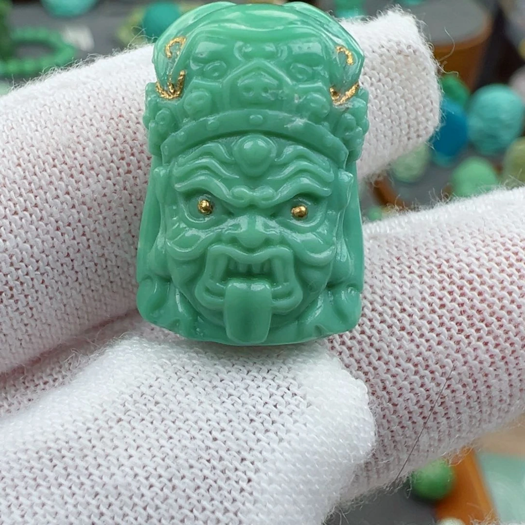 绿松石菜籽黄绿松石Z未镶嵌