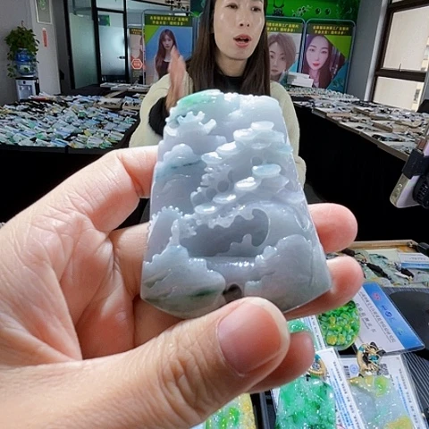 翡翠未镶嵌项链翡翠