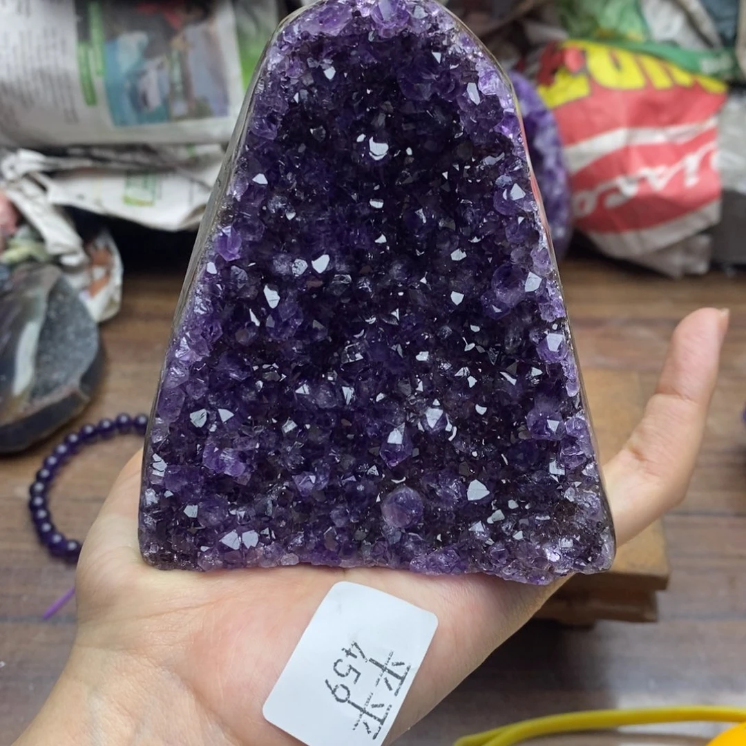 紫晶珠宝半成品未镶嵌