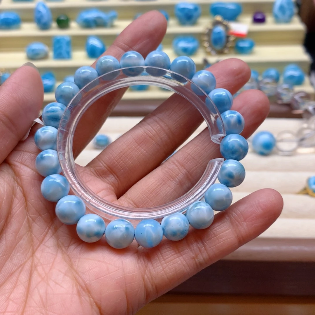 针钠钙石（海纹石）未镶嵌珠宝奇石