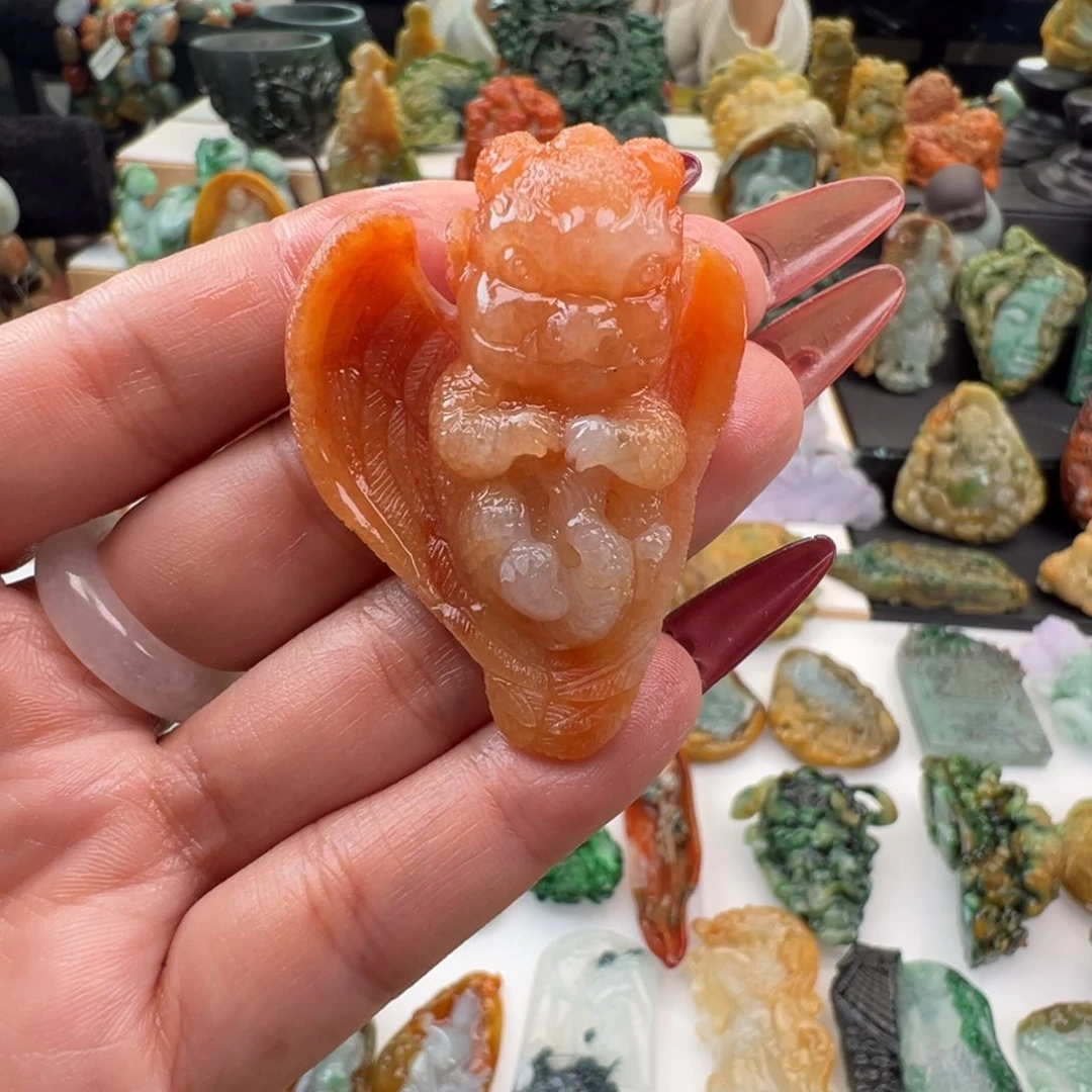 未镶嵌挂件翡翠天然缅甸