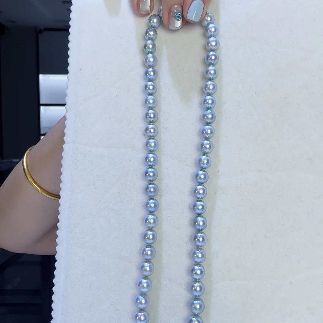 颈饰合金海水珍珠sgss8-9mm真多麻