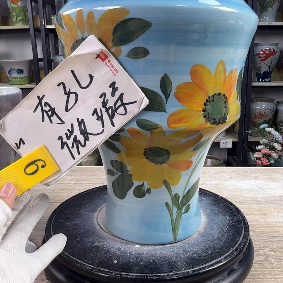 罐1tc景德镇陶瓷花盆