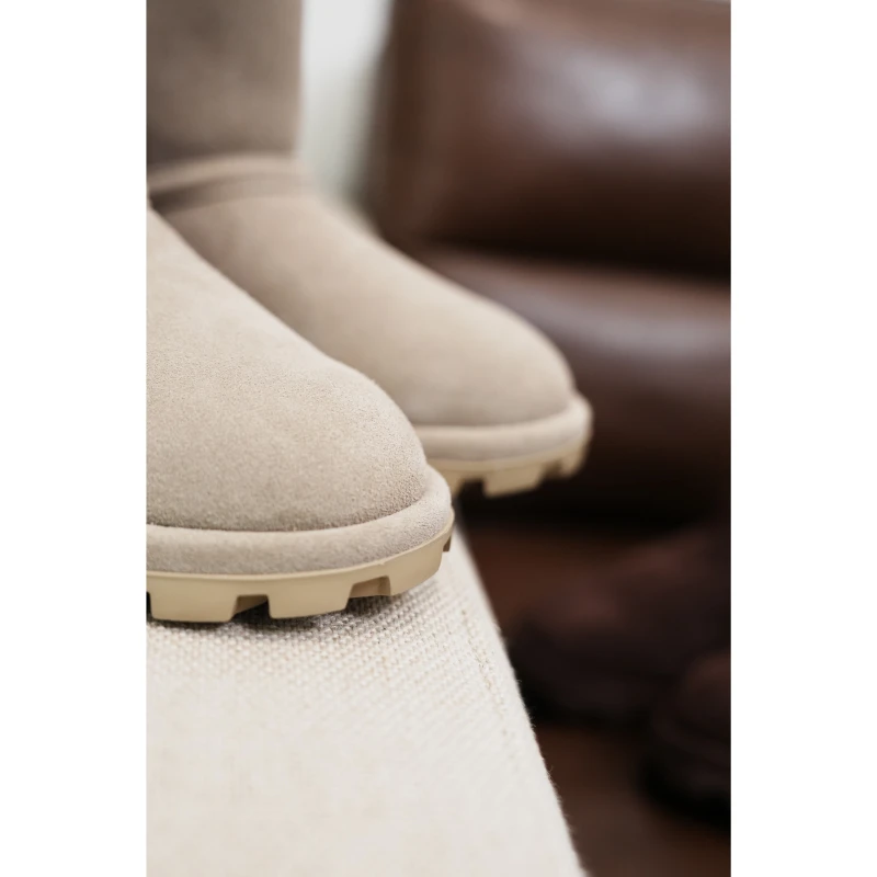 BAYBERYL老贝雪地靴*毛绒反绒百搭保暖冬时装靴子9DD5I1841-9/21