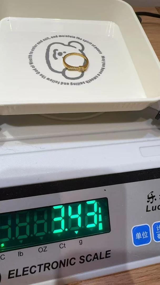 足金精品工艺戒指