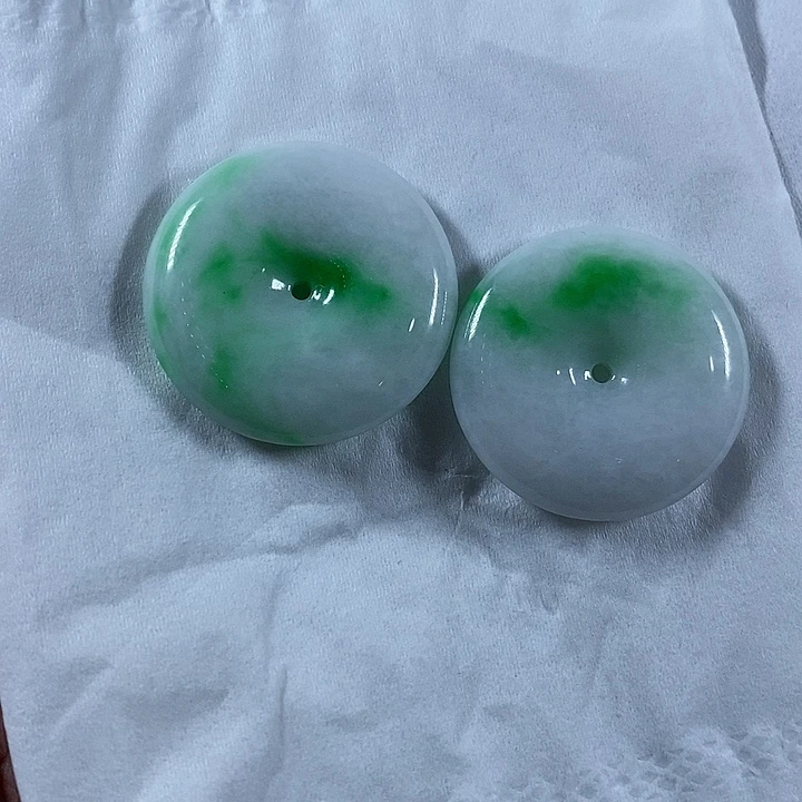 翡翠未镶嵌颈饰天然翡翠平安扣