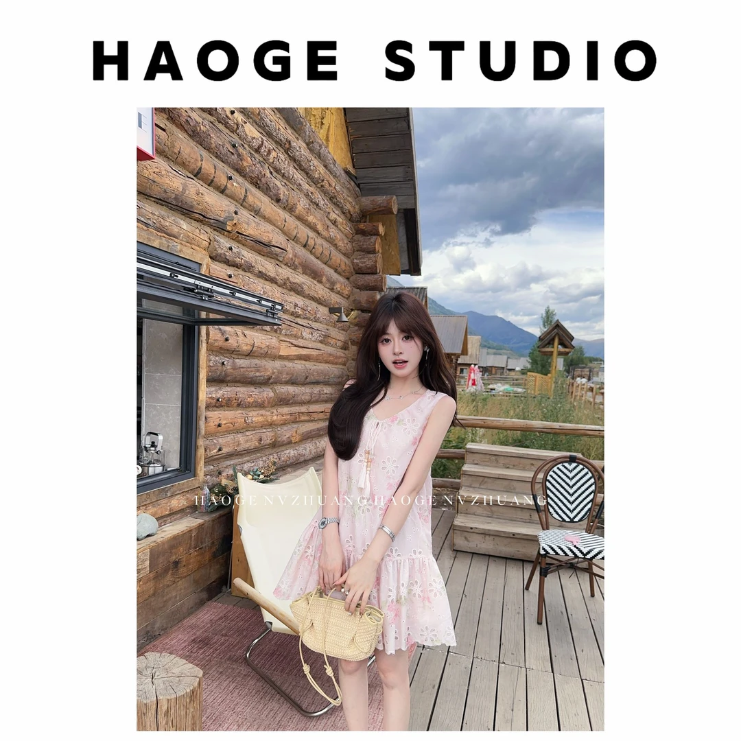 初·Chu●花织来信HGX5LYQ2171A连衣裙预碎花夏季甜美小众温柔款