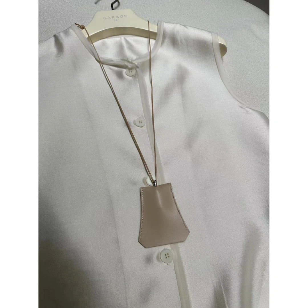 DONGDATOU 经典迷你挂脖钥匙小包