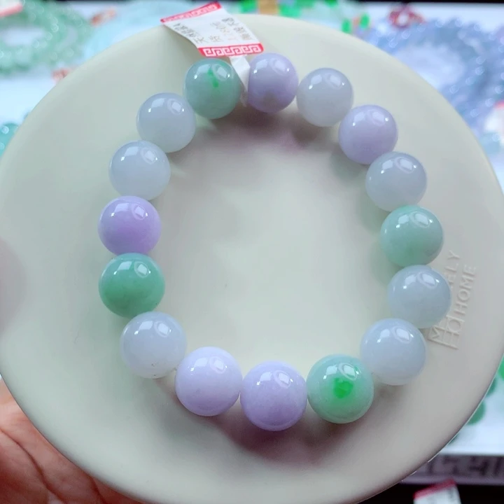 翡翠未镶嵌手链卡12