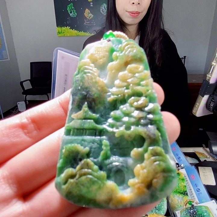 颈饰未镶嵌翡翠翡翠