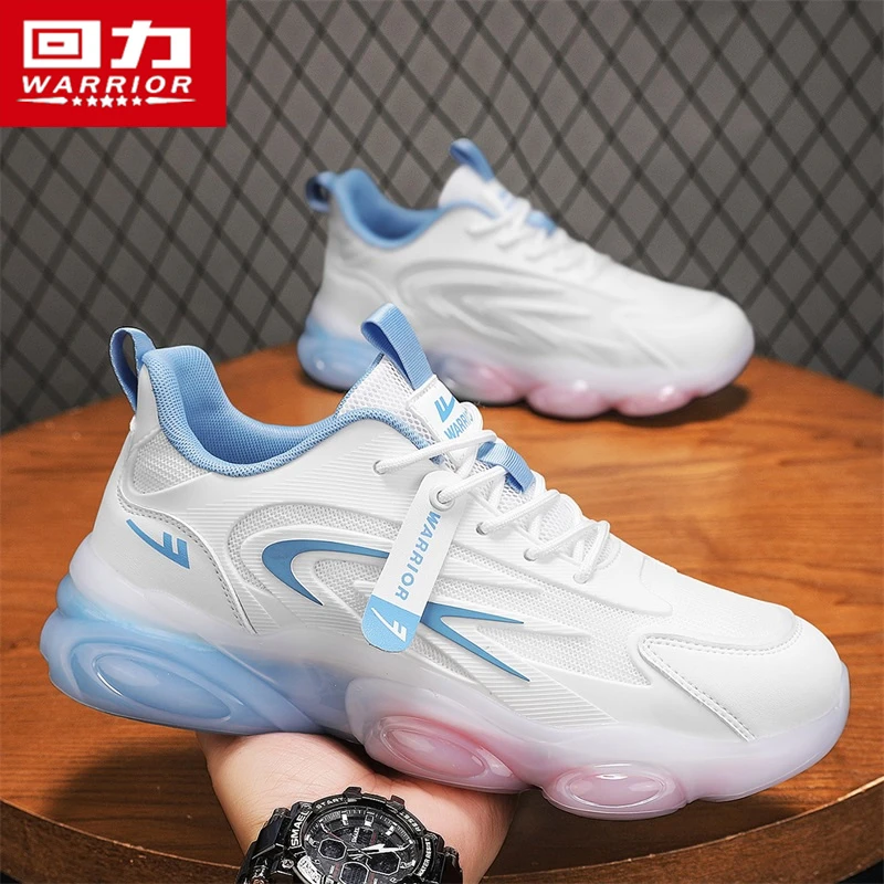 回力男鞋夏季2025新款网面透气运动休闲跑步软底小白网鞋防臭潮鞋