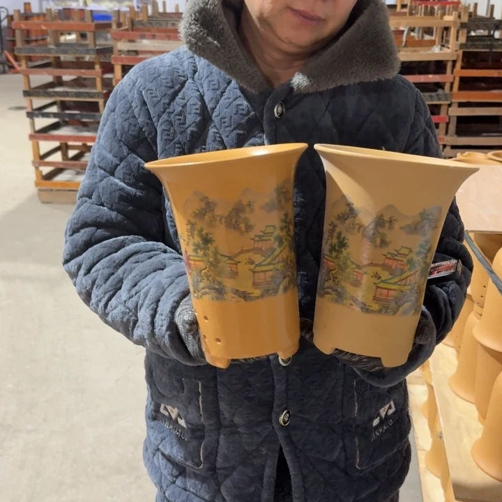 紫砂花盆破损补发