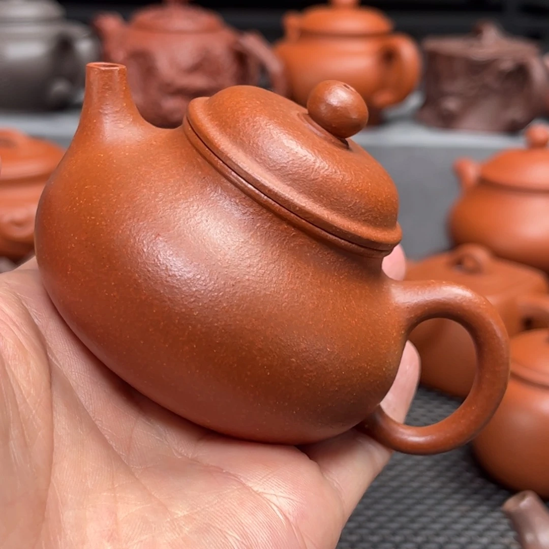 紫砂茶壶紫砂艺术茶具套装红降坡