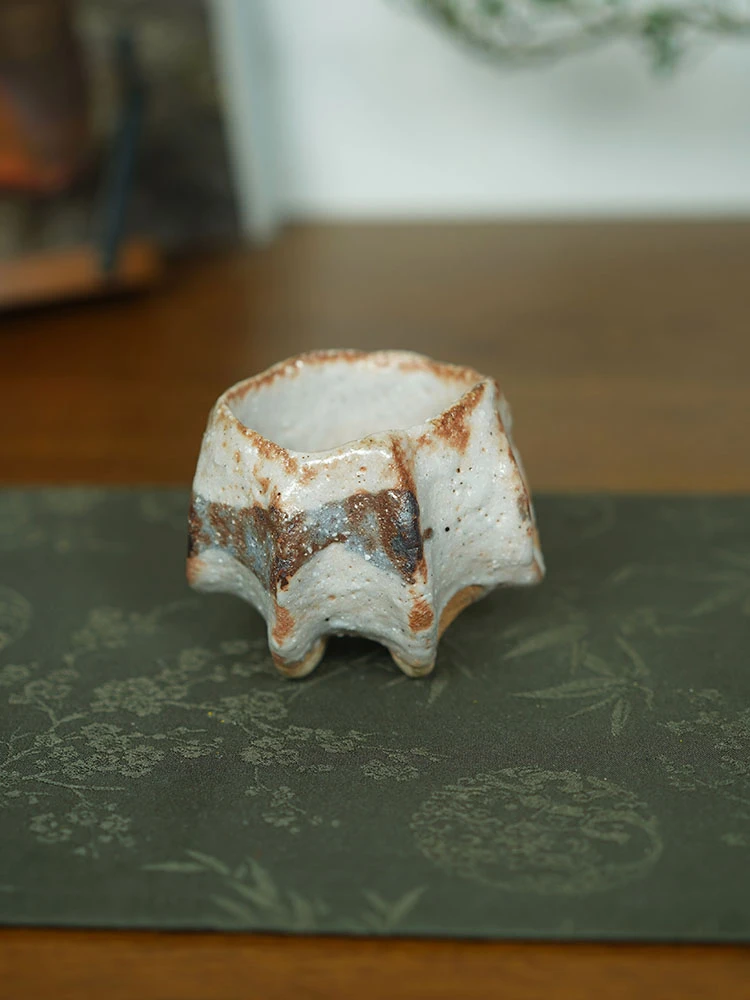 伊禾集物 日本伊贺烧手工匠人 福岛一纮 主人杯 水杯 茶杯 436#