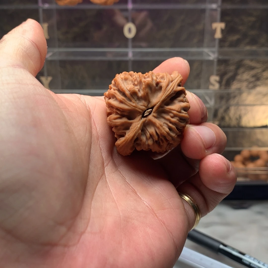 鬣***撃文玩核桃吊坠南疆石十八罗汉