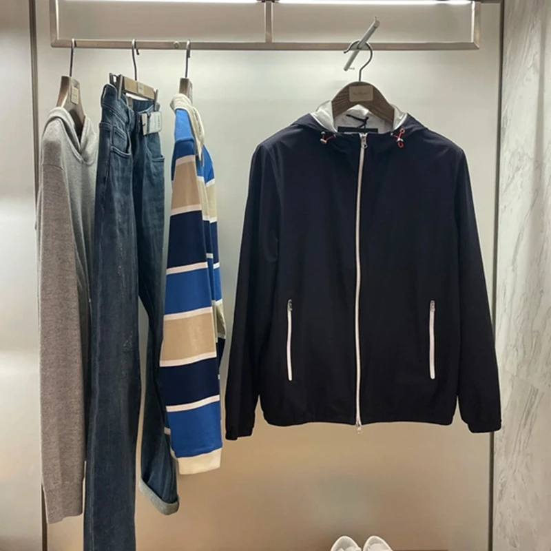 反季牛货 老钱风 绵羊毛桑蚕丝填充 秋冬男连帽防风保暖棉服棉衣