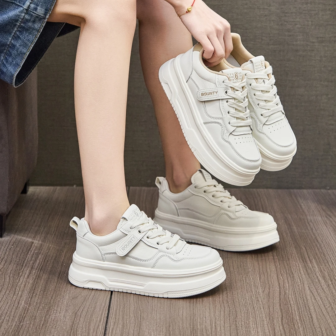 【水上漂】2025超轻小白鞋简约时尚百搭轻便运动休闲鞋MS51688