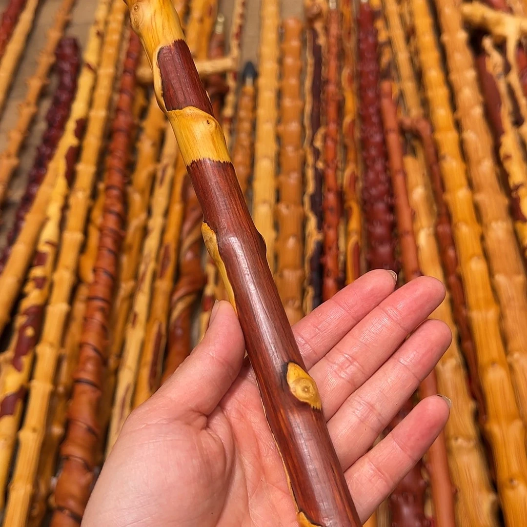 九***叔香榧木对节木疤棍精品