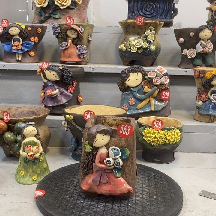 563号陶然花器手工花盆