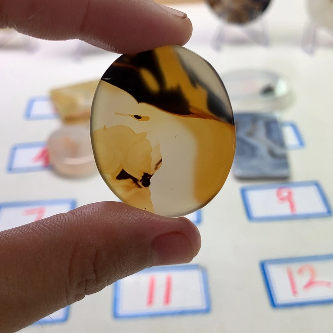 未镶嵌玛瑙/玉髓珠宝半成品