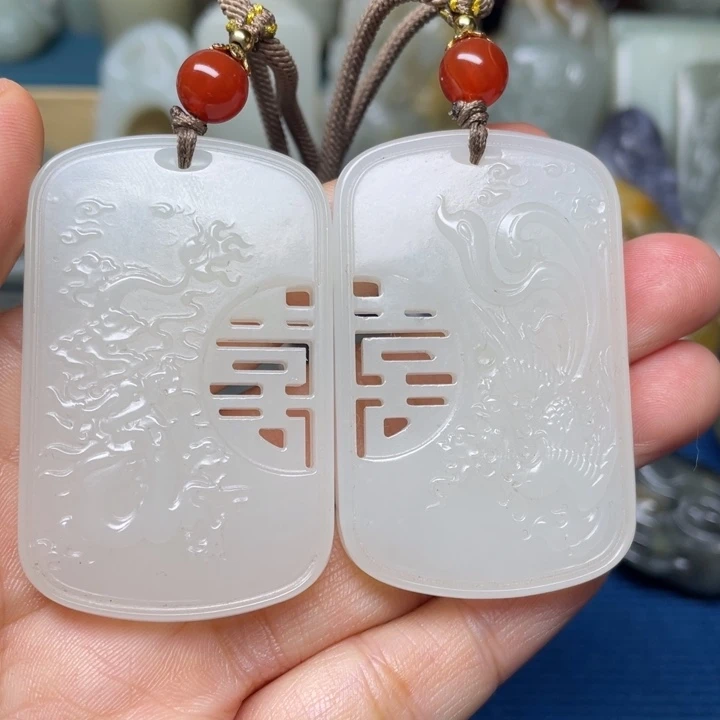 颈饰未镶嵌和田玉老*