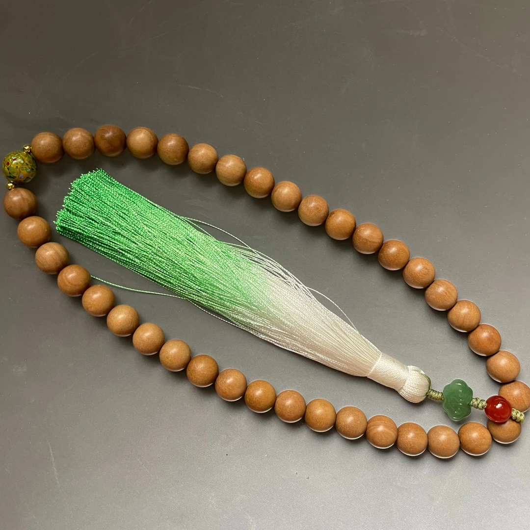 印度老山檀香10mm双圈圆珠手持