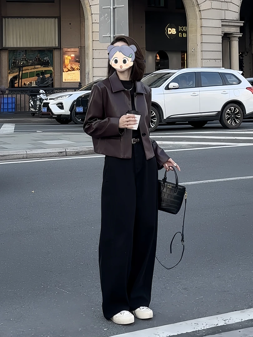 极简风常规短款外套2025秋季冬季新款外套时尚气质减龄韩系百搭