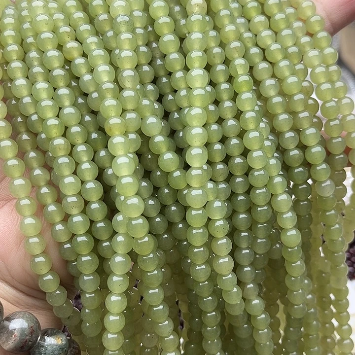 玛瑙/玉髓未镶嵌珠宝半成品2条6mm晴水