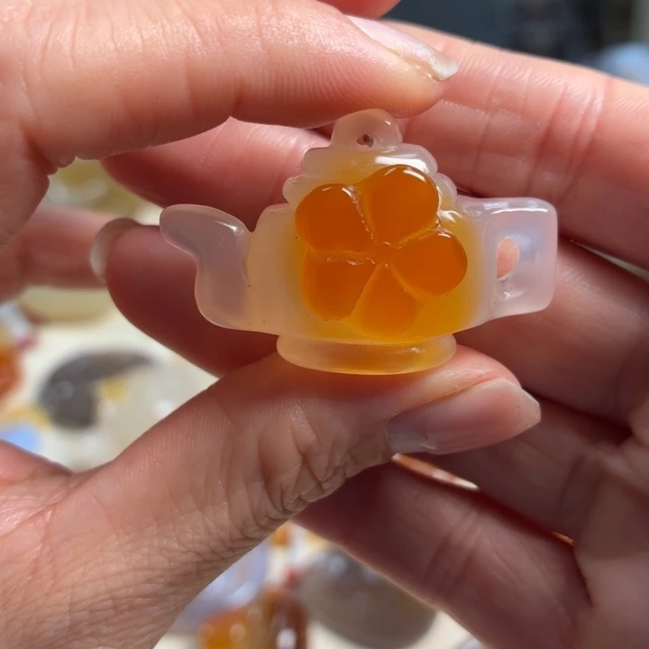 玛瑙/玉髓未镶嵌吊坠(不含链)