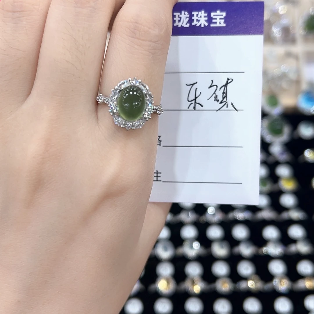 乐****紫晶戒指银S925镶嵌