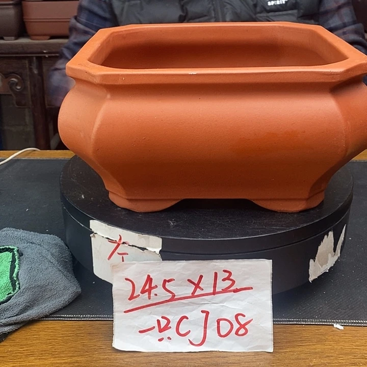 紫砂花盆货号一只CJ08
